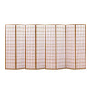 Levede 8 Panel Free Standing Foldable Room Divider Privacy Screen Wood Frame Deals499