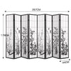 Levede 8 Panel Room Divider Privacy Screen Wood Timber Bed Wider Foldable Stand Deals499