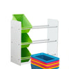 Levede 9 Bins Kids Toy Box Bookshelf Organiser Display Shelf Storage Rack Drawer Deals499