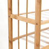 Levede Bamboo Shoe Rack Storage Wooden Organizer Shelf Stand 4 Tiers Layers 80cm Deals499