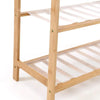 Levede Bamboo Shoe Rack Storage Wooden Organizer Shelf Stand 4 Tiers Layers 90cm Deals499