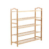Levede Bamboo Shoe Rack Storage Wooden Organizer Shelf Stand 5 Tiers Layers 80cm Deals499