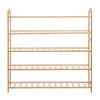 Levede Bamboo Shoe Rack Storage Wooden Organizer Shelf Stand 5 Tiers Layers 90cm Deals499