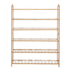 Levede Bamboo Shoe Rack Storage Wooden Organizer Shelf Stand 6 Tiers Layers 70cm Deals499