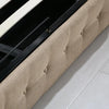 Levede Bed Frame Base With Gas Lift Double Size Platform Fabric Deals499