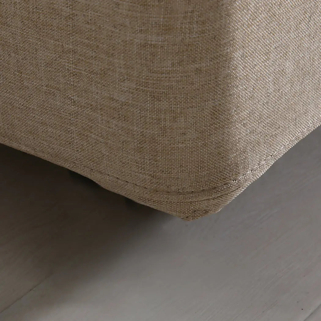 Levede Bed Frame Base With Gas Lift King Size Platform Fabric Deals499