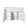 Levede Buffet Sideboard Cabinet Storage Modern High Gloss Furniture White Deals499