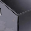 Levede Buffet Sideboard Storage Cabinet Artiss High Gloss Cupboard Drawers Black Deals499