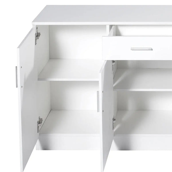 Levede Buffet Sideboard Storage Cabinet Artiss High Gloss Cupboard Drawers White Deals499