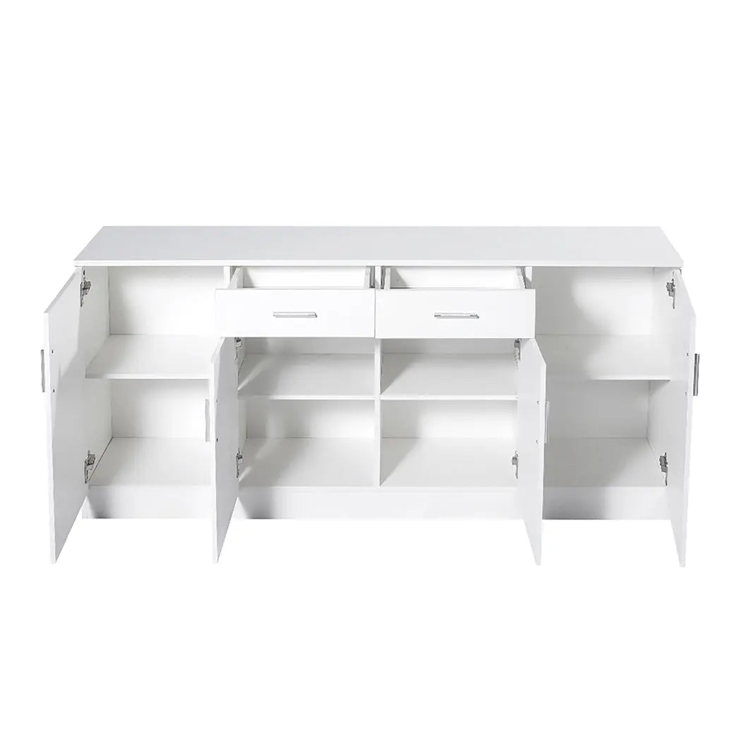 Levede Buffet Sideboard Storage Cabinet Artiss High Gloss Cupboard Drawers White Deals499