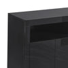 Levede Buffet Sideboard Storage Modern High Gloss Cabinet Cupboard Black Deals499
