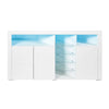 Levede Buffet Sideboard Storage Modern High Gloss Cabinet Cupboard White Deals499