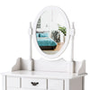 Levede Dressing Table Stool Mirror Makeup Jewellery Organizer Drawer Cabinet Deals499