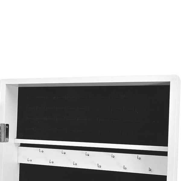Levede Dual Use Mirrored Jewellery Dressing Cabinet in White Colour Deals499