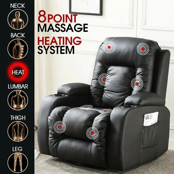 Levede Electric Massage Chair Zero Gravity Chairs Recliner Full Body Back Neck Deals499