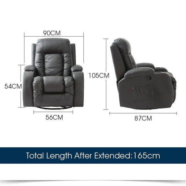 Levede Electric Massage Chair Zero Gravity Chairs Recliner Full Body Back Neck Deals499
