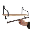 Levede Floating Shelf Brackets Wall Shelves Mount Display Rack Storage Hook Deals499