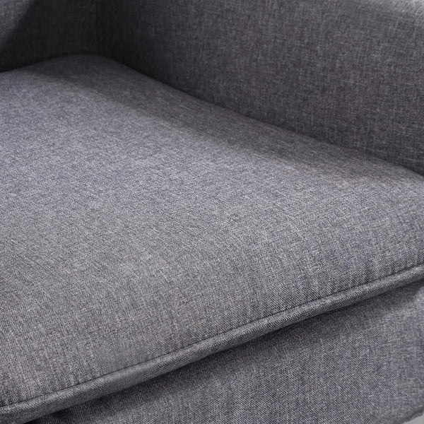 Levede Luxury Upholstered Armchair Dining Chair Single Accent Sofa Padded Fabric Deals499