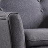 Levede Luxury Upholstered Armchair Dining Chair Single Accent Sofa Padded Fabric Deals499