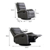 Levede Massage Chair Recliner Chairs Heated Lounge Sofa Armchair 360 Swivel Grey Deals499