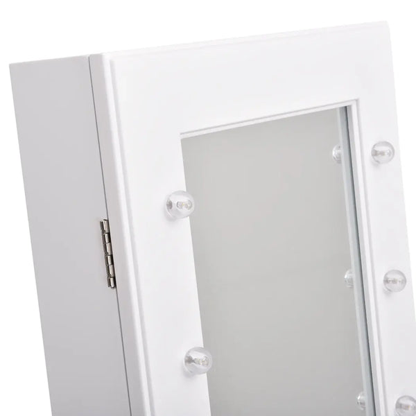 Levede Mirror Jewellery Cabinet Dressing Makeup Jewelry Storage Organiser Wood Deals499