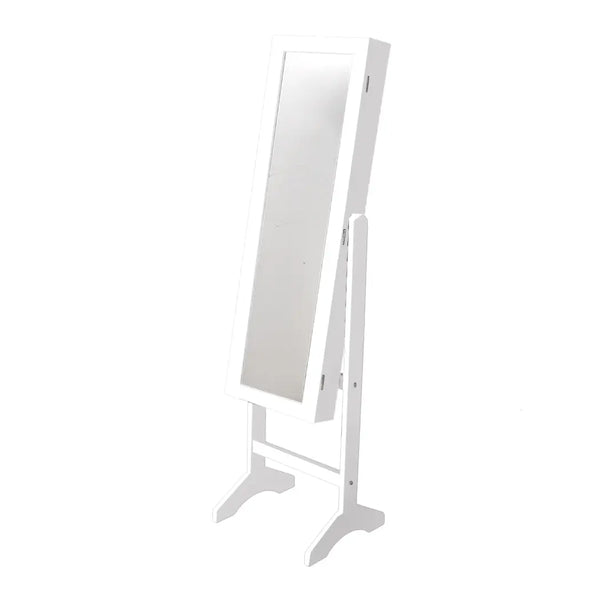 Levede Mirror Jewellery Cabinet Makeup Storage Jewelry Organiser Box Floor Stand Deals499