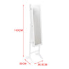 Levede Mirror Jewellery Cabinet Makeup Storage Jewelry Organiser Box Floor Stand Deals499