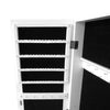 Levede Mirror Jewellery Cabinet Makeup Storage Jewelry Organiser Box Floor Stand Deals499