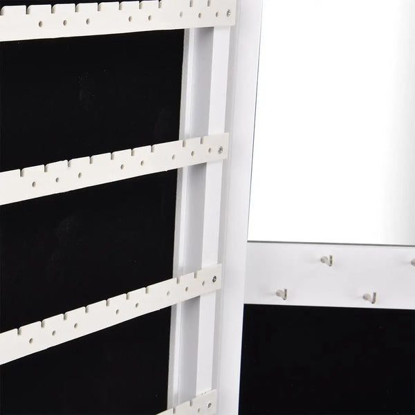 Levede Mirror Jewellery Cabinet Makeup Storage Jewelry Organiser Box Tall Deals499