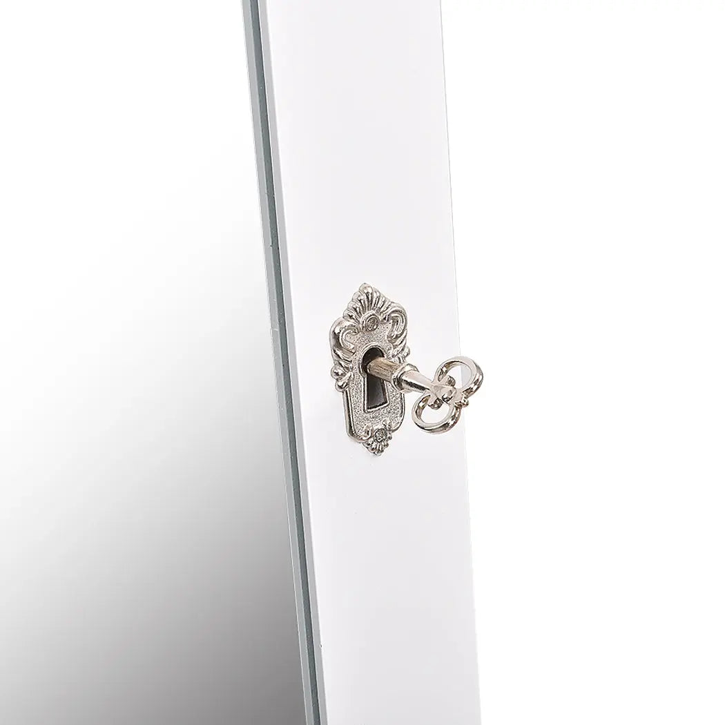 Levede Mirror Jewellery Standing Cabinet Makeup Storage Jewelry Organiser Box Deals499