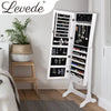 Levede Mirror Jewellery Standing Cabinet Makeup Storage Jewelry Organiser Box Deals499