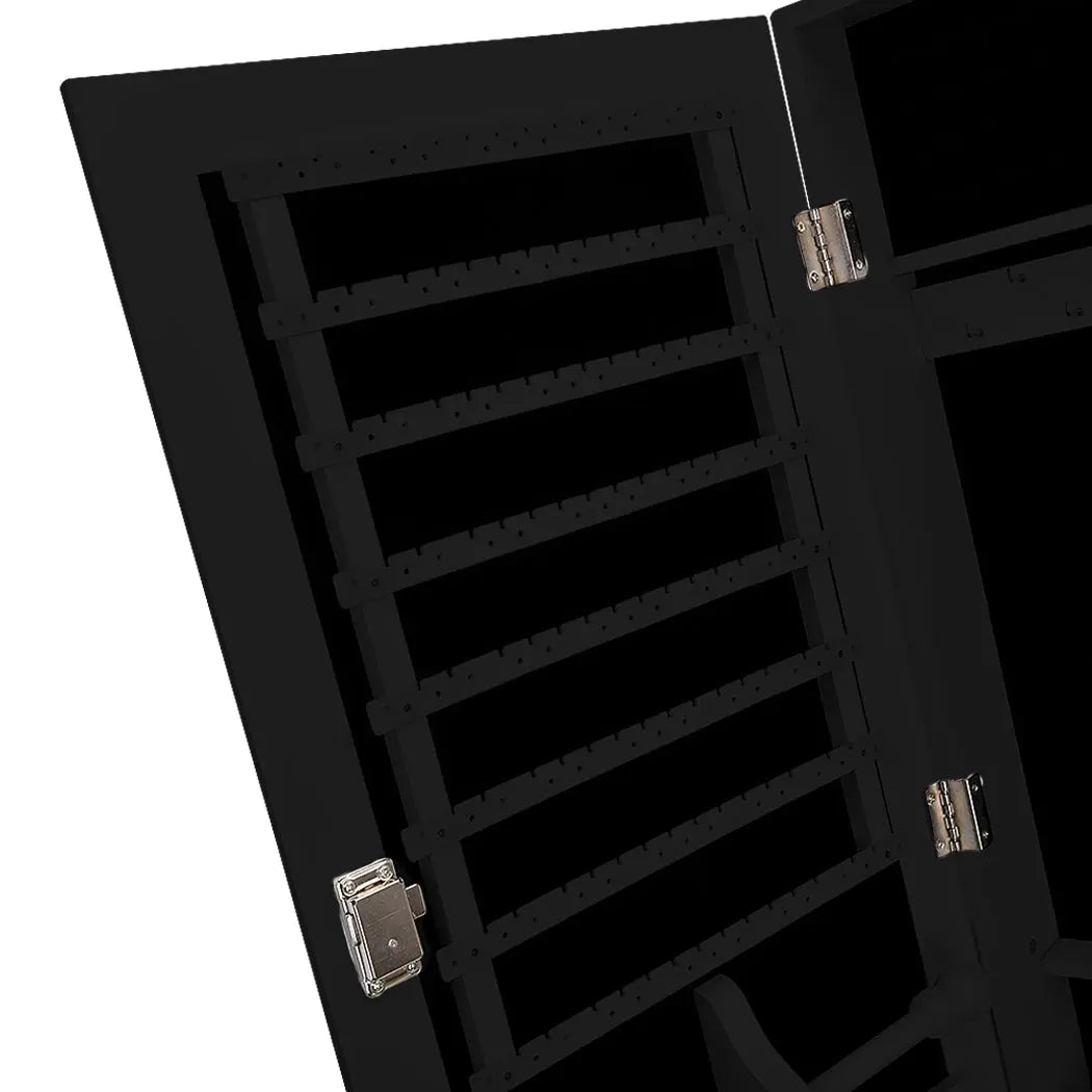 Levede Mirror Jewellery Standing Cabinet Makeup Storage Jewelry Organiser Box Deals499
