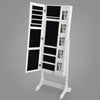 Levede Mirror Two Doors Jewellery Cabinet Makeup Storage Jewelry Organiser Box Deals499