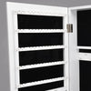 Levede Mirror Two Doors Jewellery Cabinet Makeup Storage Jewelry Organiser Box Deals499
