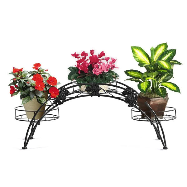 Levede Plant Stand Outdoor Indoor Metal Flower Pots Rack Corner Planter Shelf Deals499