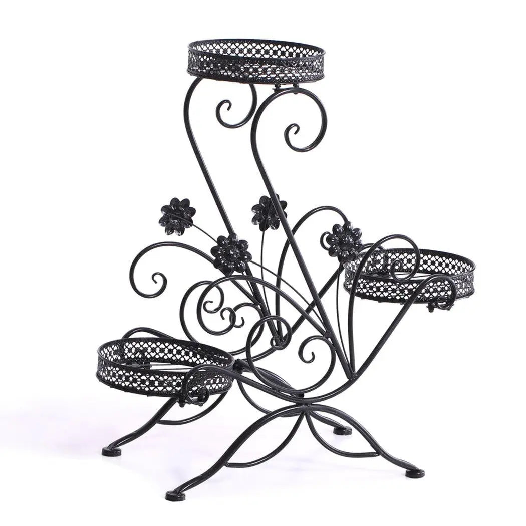 Levede Plant Stand Outdoor Indoor Metal Flower Pots Rack Corner Planter Shelf Deals499