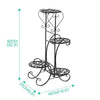 Levede Plant Stand Outdoor Indoor Metal Flower Pots Rack Corner Planter Shelf Deals499