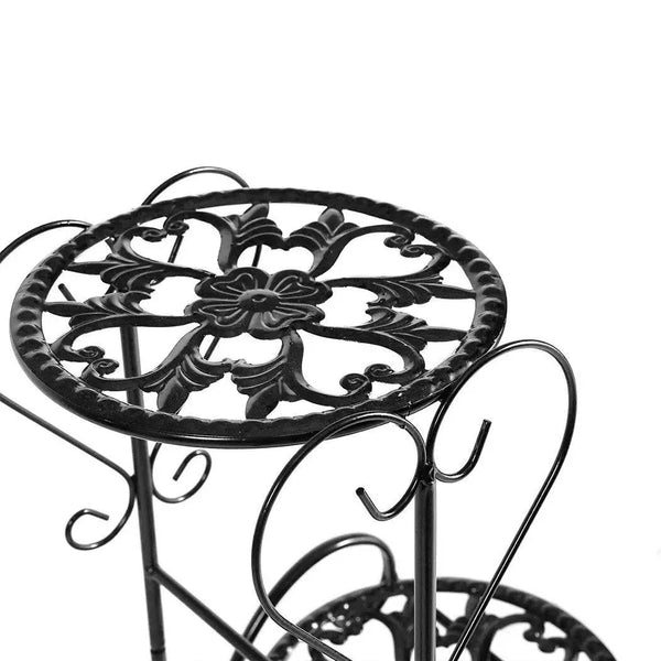 Levede Plant Stand Outdoor Indoor Metal Flower Pots Rack Corner Planter Shelf Deals499