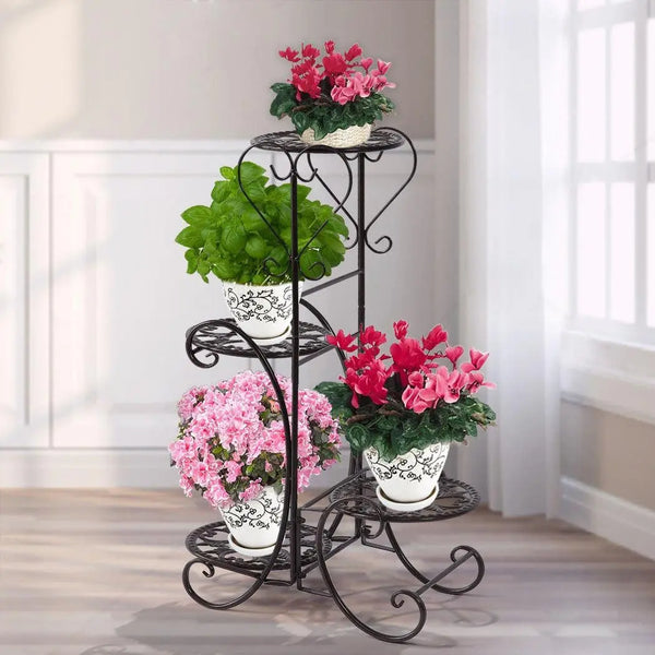 Levede Plant Stand Outdoor Indoor Metal Flower Pots Rack Corner Planter Shelf Deals499