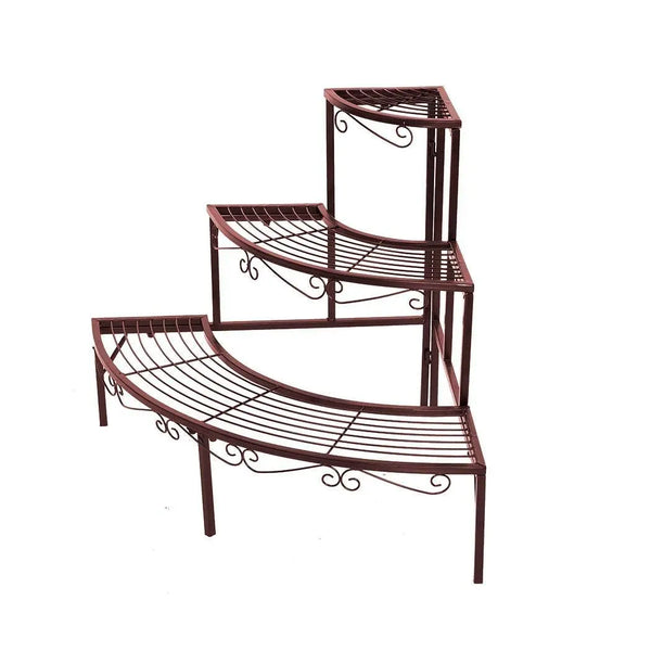 Levede Plant Stand Outdoor Indoor Metal Flower Pots Rack Corner Planter Shelf Deals499