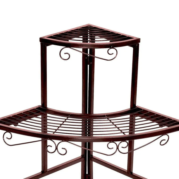 Levede Plant Stand Outdoor Indoor Metal Flower Pots Rack Corner Planter Shelf Deals499