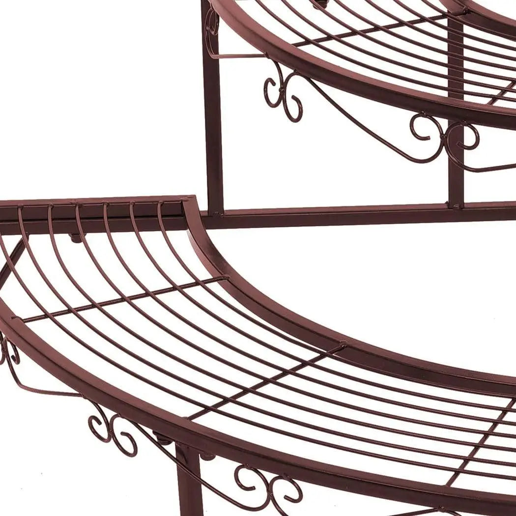 Levede Plant Stand Outdoor Indoor Metal Flower Pots Rack Corner Planter Shelf Deals499