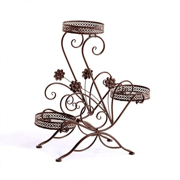 Levede Plant Stand Outdoor Indoor Metal Flower Pots Rack Corner Planter Shelf Deals499