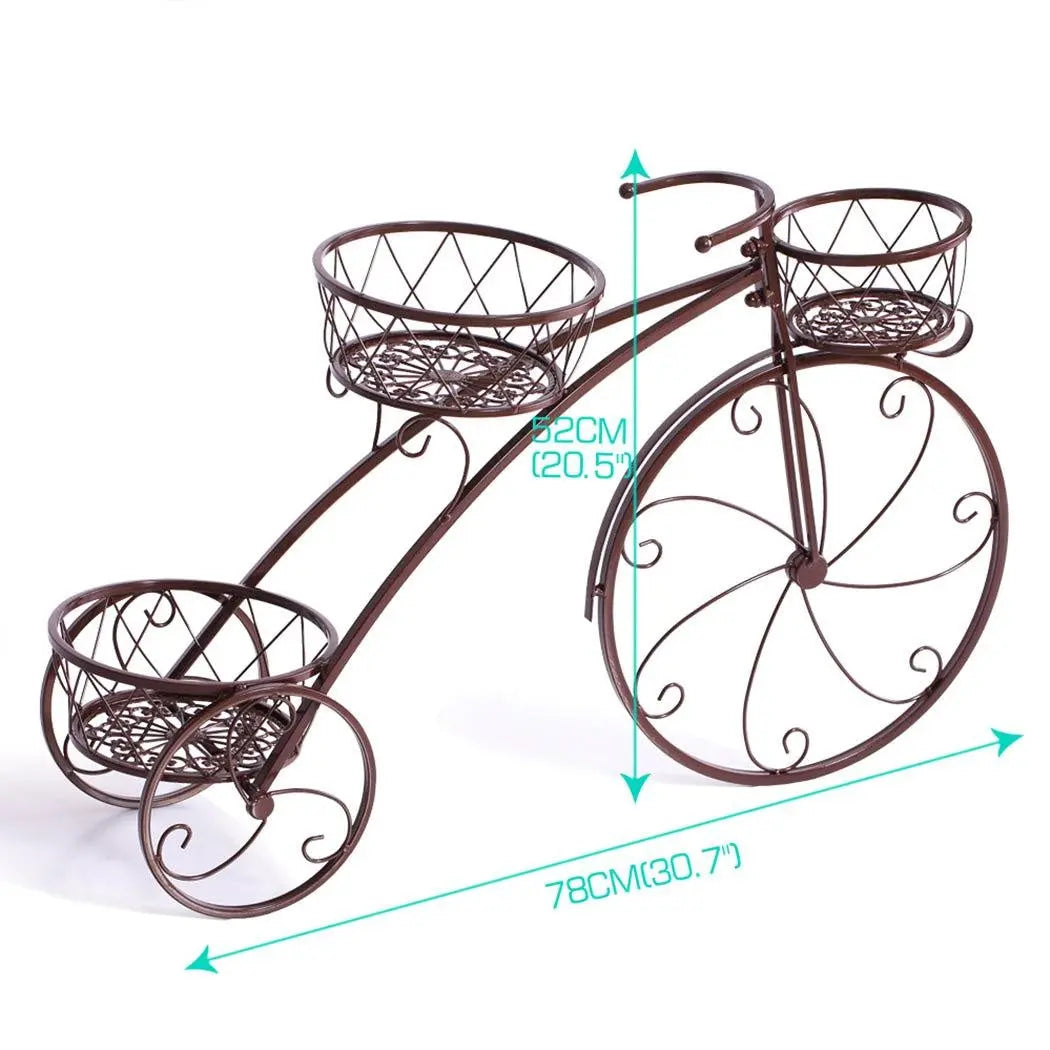 Levede Plant Stand Outdoor Indoor Metal Flower Pots Rack Corner Planter Shelf Deals499
