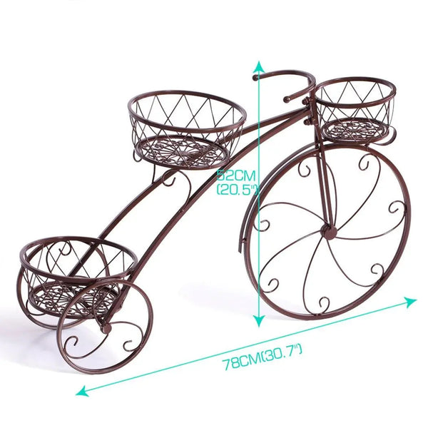 Levede Plant Stand Outdoor Indoor Metal Flower Pots Rack Corner Planter Shelf Deals499
