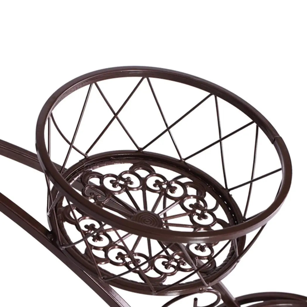 Levede Plant Stand Outdoor Indoor Metal Flower Pots Rack Corner Planter Shelf Deals499