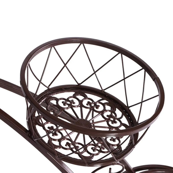 Levede Plant Stand Outdoor Indoor Metal Flower Pots Rack Corner Planter Shelf Deals499