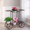 Levede Plant Stand Outdoor Indoor Metal Flower Pots Rack Corner Planter Shelf Deals499
