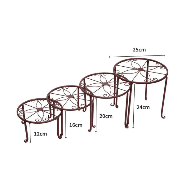 Levede Plant Stand Outdoor Indoor Metal Flower Pots Rack Corner Planter Shelf Deals499