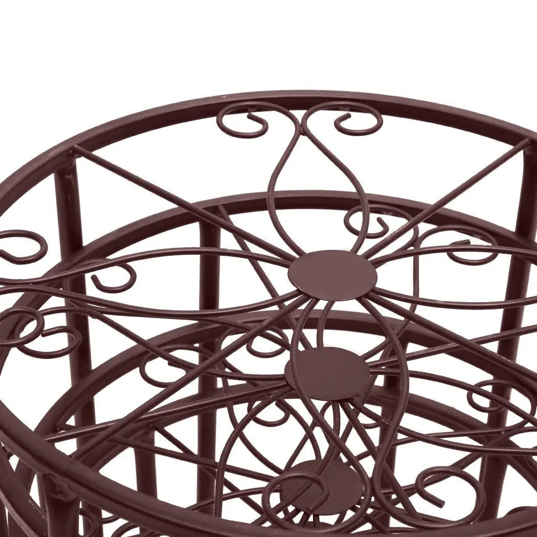 Levede Plant Stand Outdoor Indoor Metal Flower Pots Rack Corner Planter Shelf Deals499